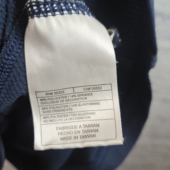 Nike Golf Fit Dry Short Sleeve Polo Blue Size XXL - Picture 6 of 6